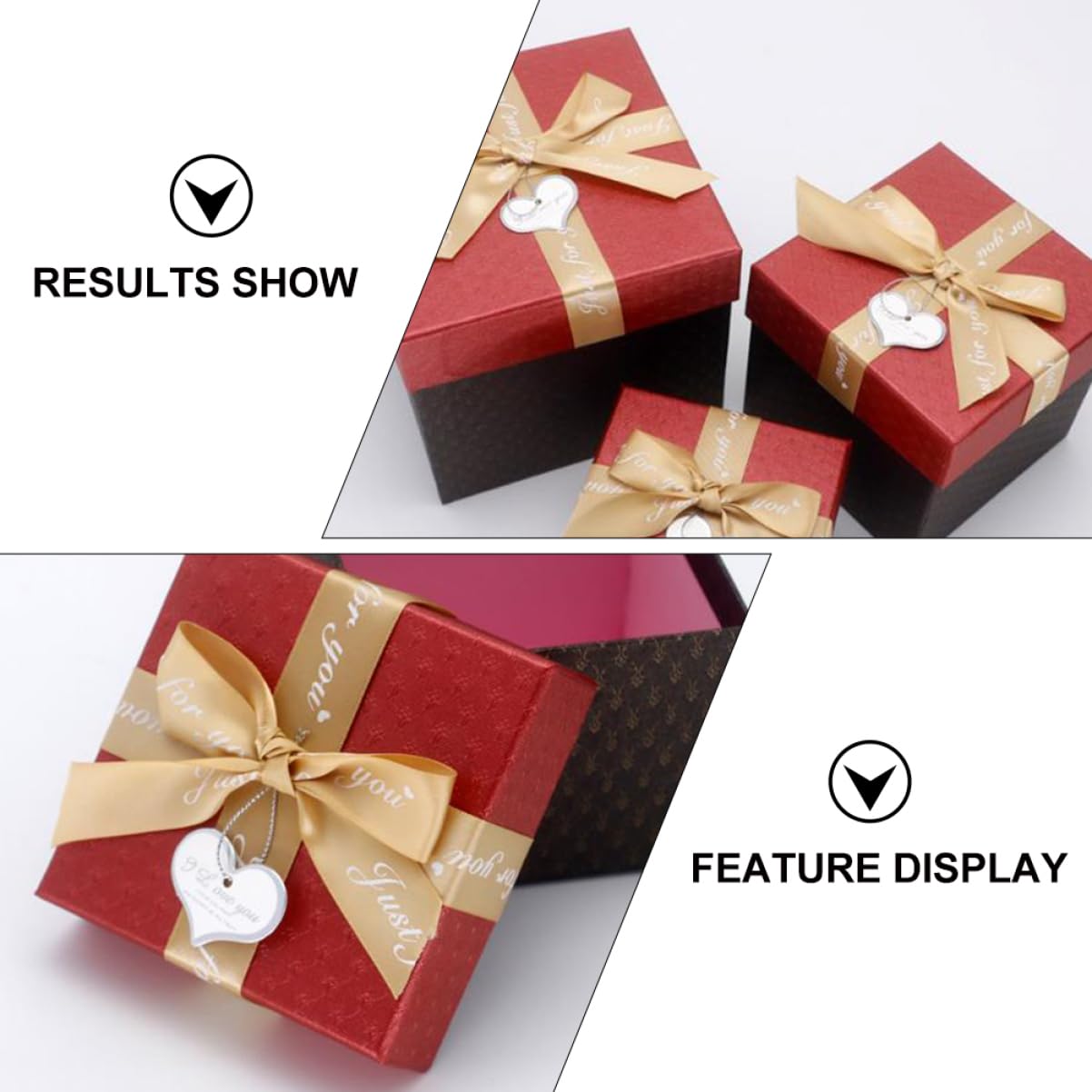 LALAFINA Geschenktaschen für Süßigkeiten Verpackungsboxen für Bonbons Aufbewahrungsbeutel und Geschenkbehälter für Weihnachtsgeschenke