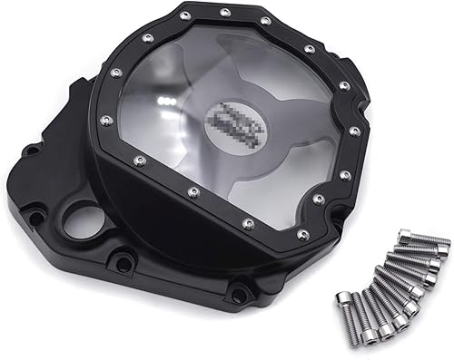 Miniatura 4 de HTTMT - Protector de cubierta de embrague de motor transparente de vidrio negro compatible con motocicleta GSXR 600 10002000-2005 GSX-R 750