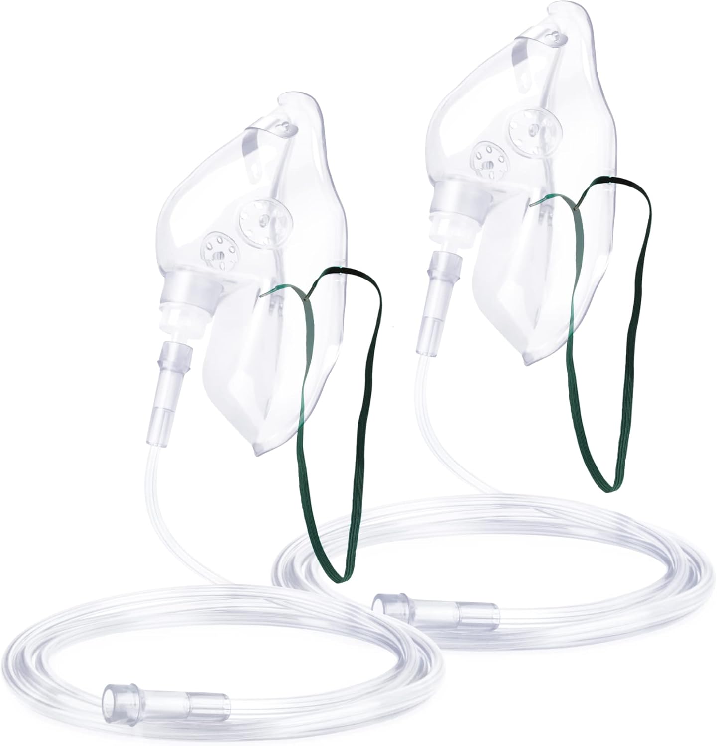 ANSNF 2 Pack Oxygen Mask for Face Adult with 6.6' Tube