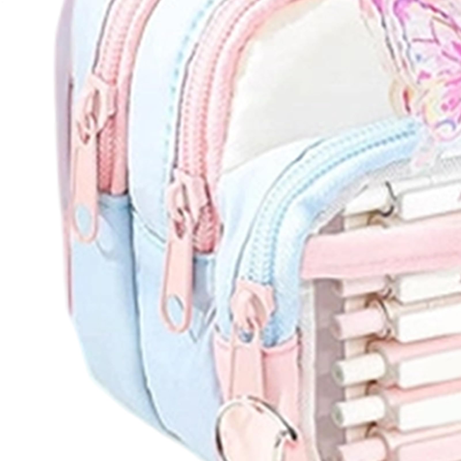 Saszetka na ołówki Zamknięcie na zamek Wielofunkcyjny | Torba Na Długopisy Duży Piórnik Do Szkoły Podróży Notowania dla Dzieci Młodzieży Dorosłych