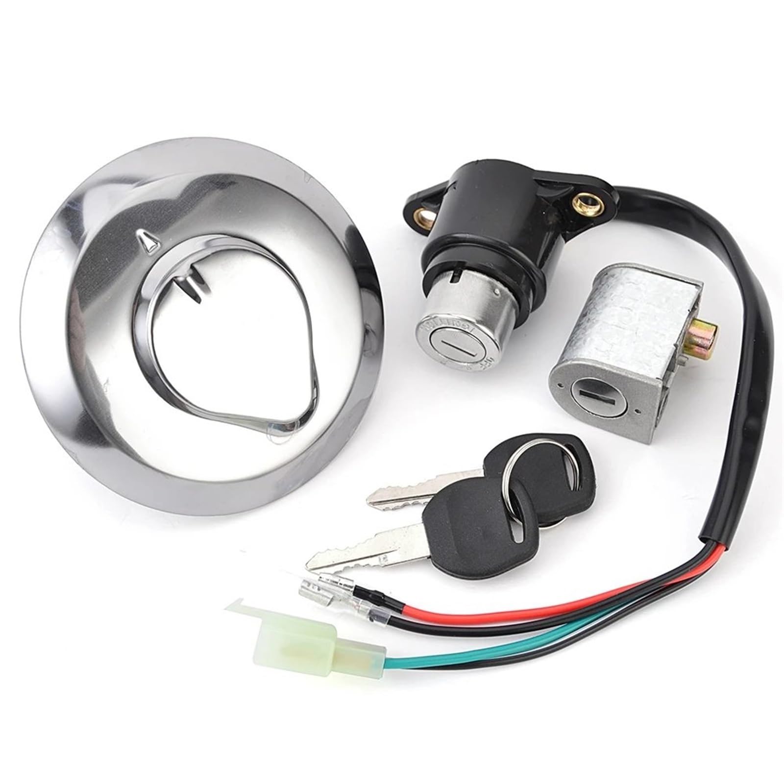 Moto Chiave Accensione Compatibile Con CM125 1987-1999 Set Di Chiavi Di Blocco Dell'interruttore Di Accensione E Avviamento Set Di Interruttori Di Accensione Per Motociclette Cilindro Blocco