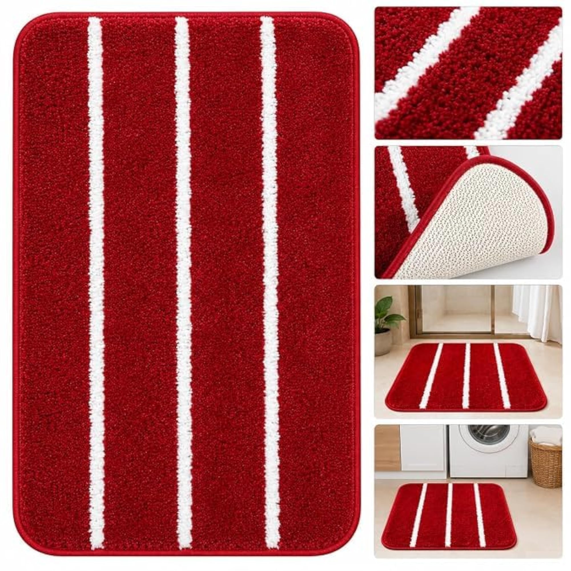 Soft Microfiber Quick Dry Non-Slip Bath Mat