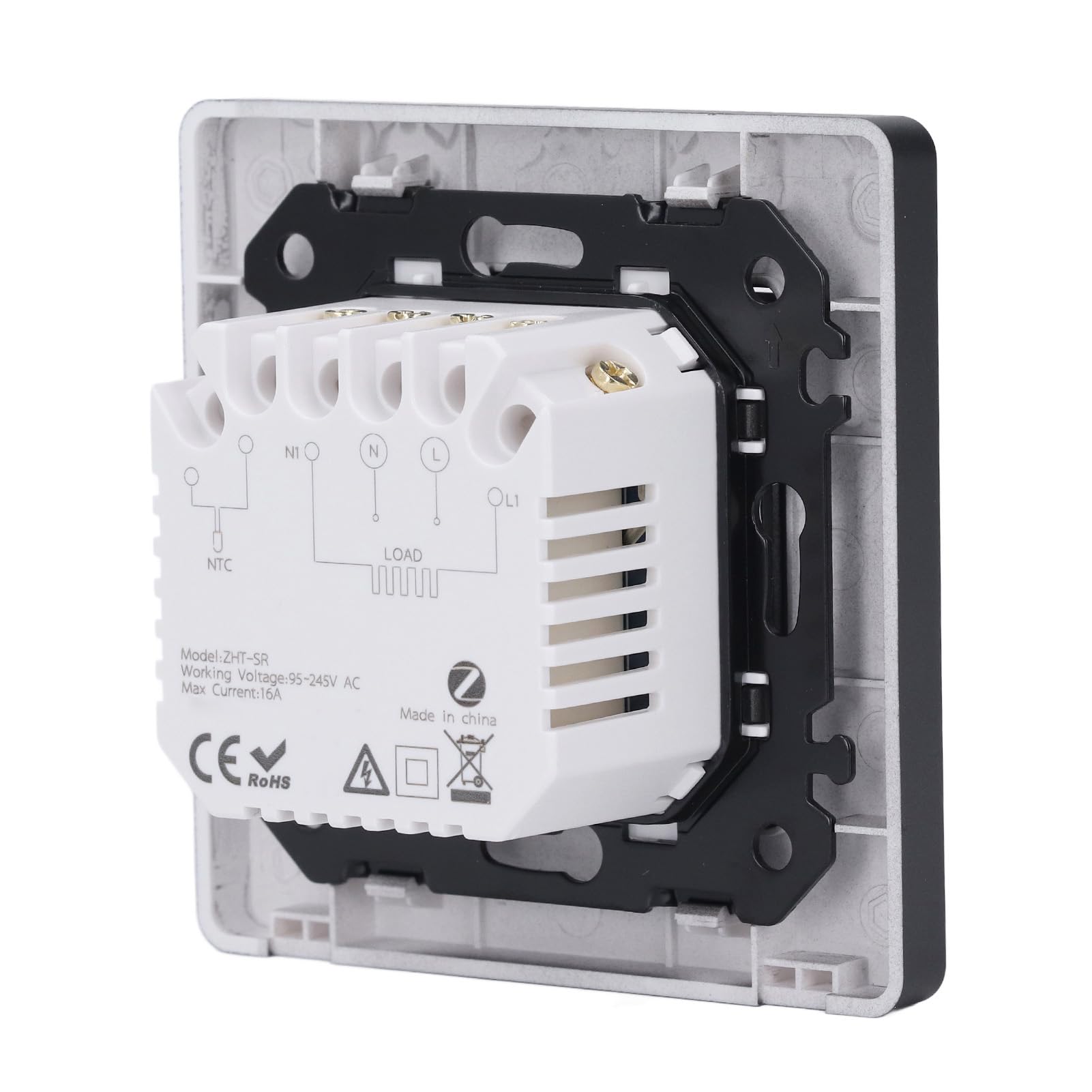 EMUKOEP Control de Calefacción de Retroiluminación Ajustable con Interruptor de Termostato Inteligente Versátil para Hoteles y Oficinas