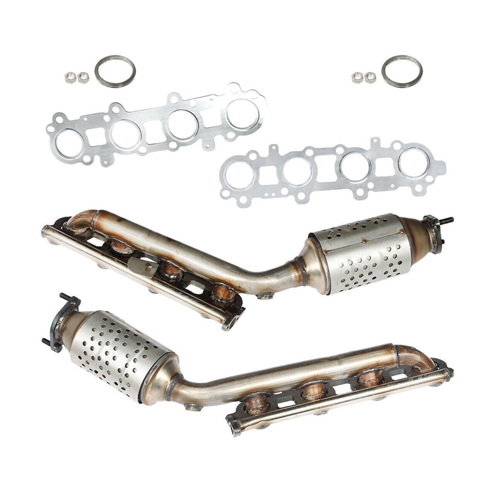 2 Szt. Katalizatorów Pasuje Do Toyoty 4Runner 2005-2009, Lexusa GX470 V8 4.7L 17150-50050 17140-50060 Uniwersalny katalizator z wlotem/wylotem