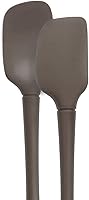 Vista 4 de Tovolo Flex-Core - Mini espátula y cucharilla totalmente de silicona, juego de 2 utensilios de cocina, resistente al calor y libre de BPA, seguro