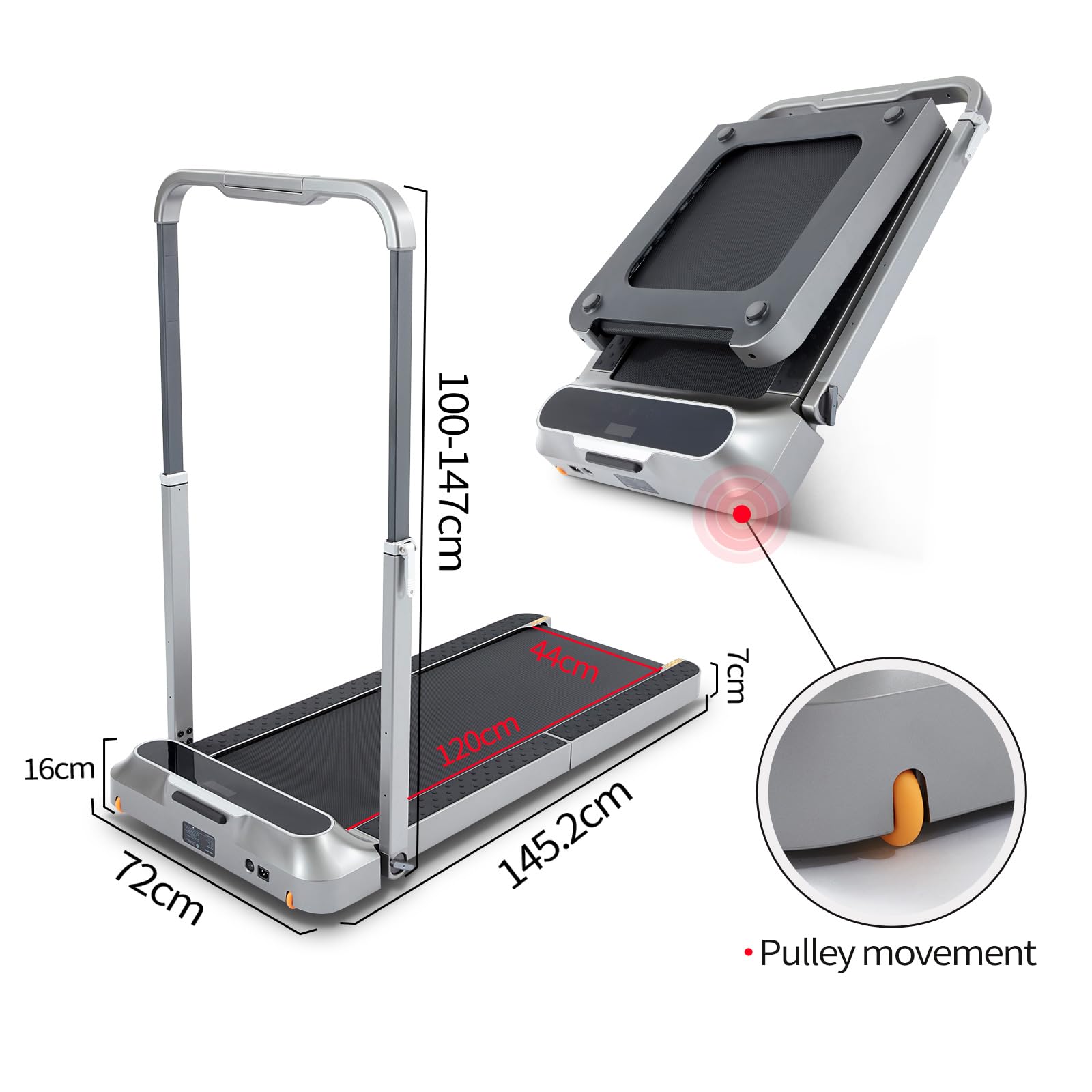 WALKINGPAD R2 Treadmill Foldable for Home 1.25 HP Motor Electric