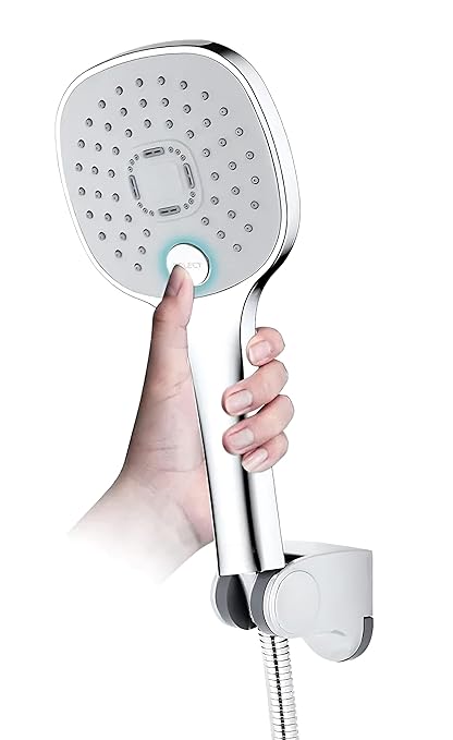 Carnival ABS Adjustable Multi Function (3 Mode) Hand Shower For Bathroom | Select 3 Flow Hand Shower Set With 1.5 Meter Tube (Pipe) and Wall Hook | RAINFALL,WATERFALL & PULSE MODE