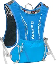 Mochila Ciclista Hidratação Corrida Trilha Running Impermeável Colete Apito Alça Ajustável