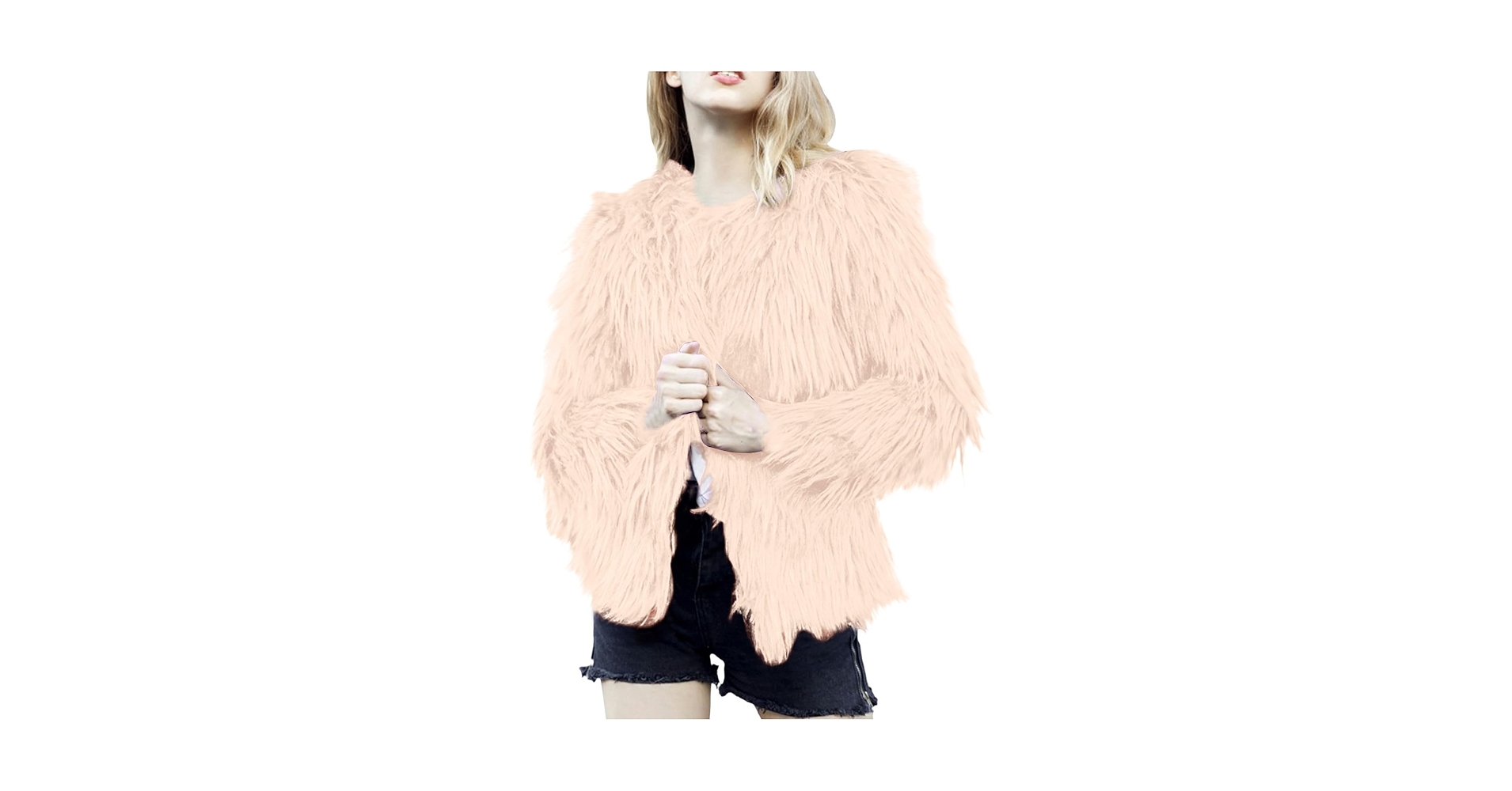 Amazon.com: Faux Fur Coat for Women Plus Size Fluffy Winter