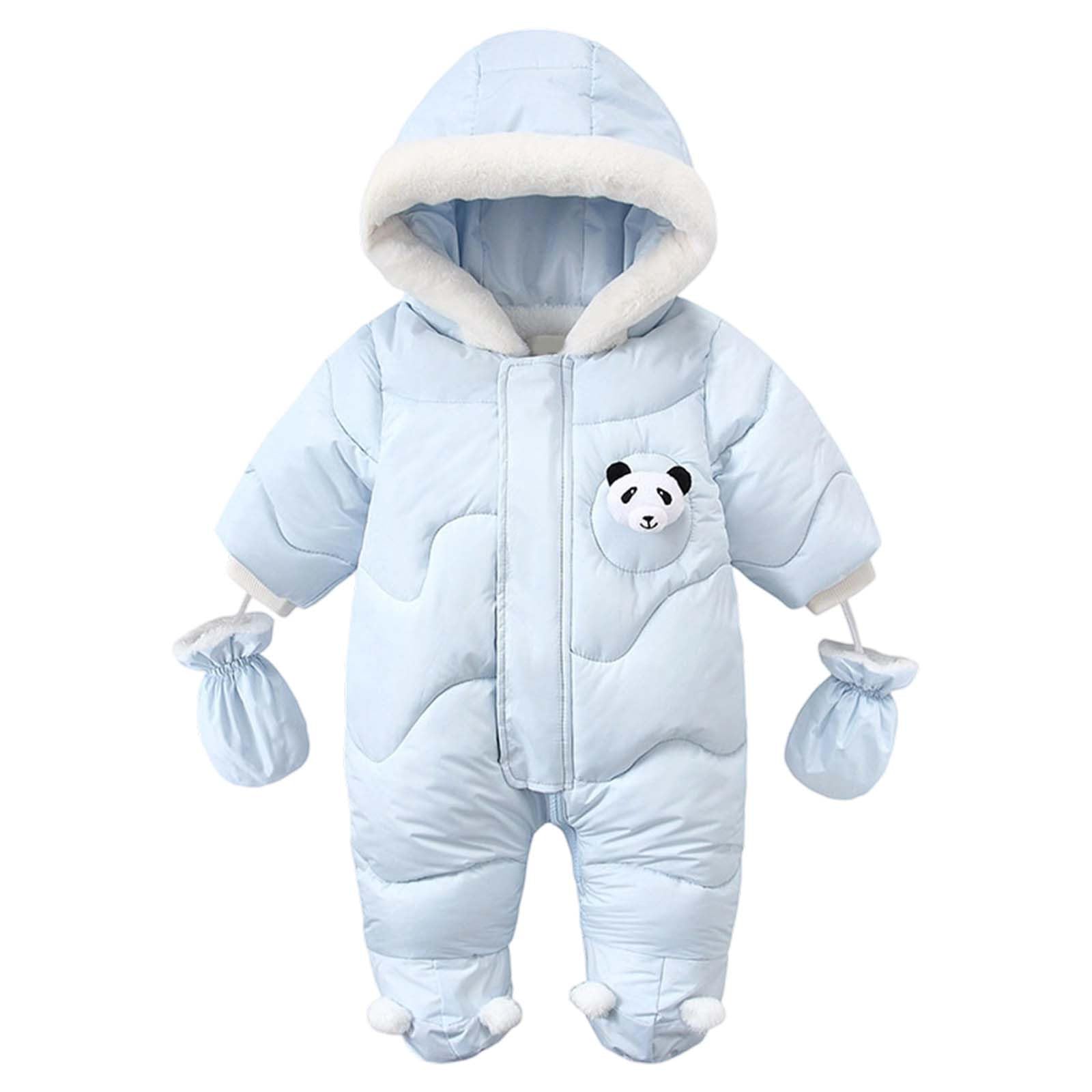 Generico Tuta Neve Bambino,Tutina Invernale Ispessita per Neonati E Bambini Calda E Adatta per L'Uso All'Aperto (6 Mesi - 2 Anni)