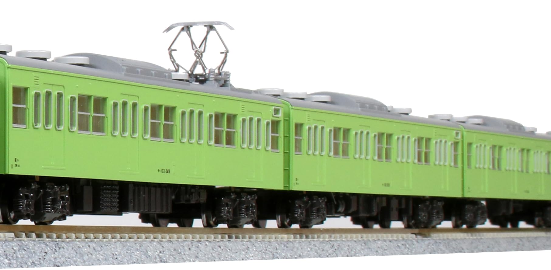 カトー (KATO) Nゲージ 103系 ウグイス 中間車 3両セット 鉄道模型 電車 10-1744C