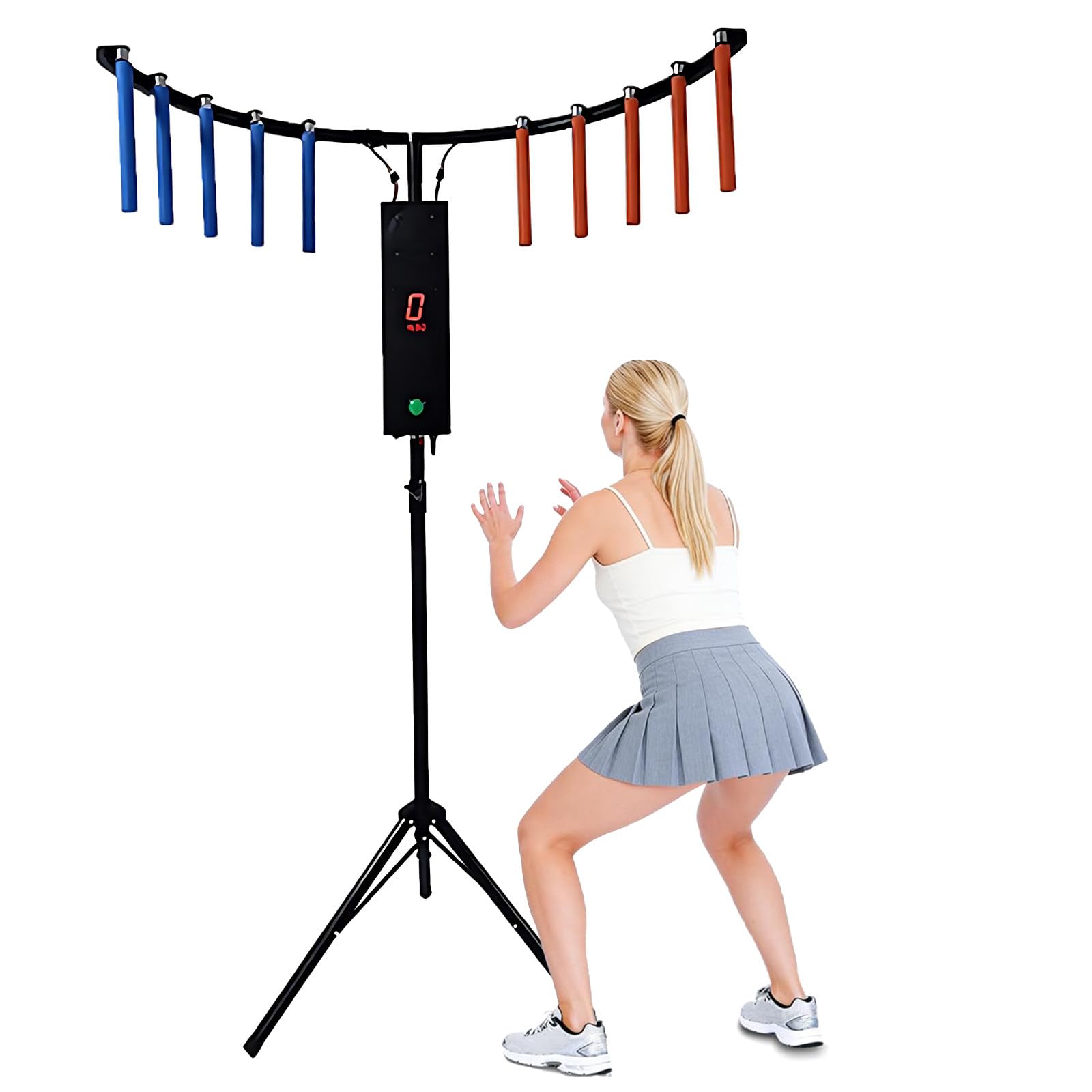 Wangyingxu Reflex Arcade Stick Game Machine, Hand Eye Coordination Training Catching Game, Catching Stick Arcade Game for Carnivals, Events, Party, Bars, Business and Family Game Night Black