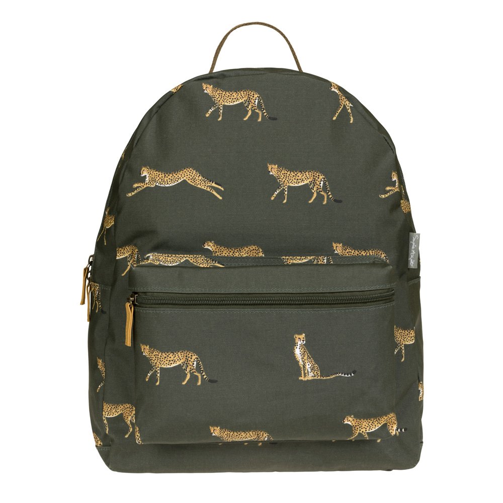 Cheetah Oilcloth Rucksack