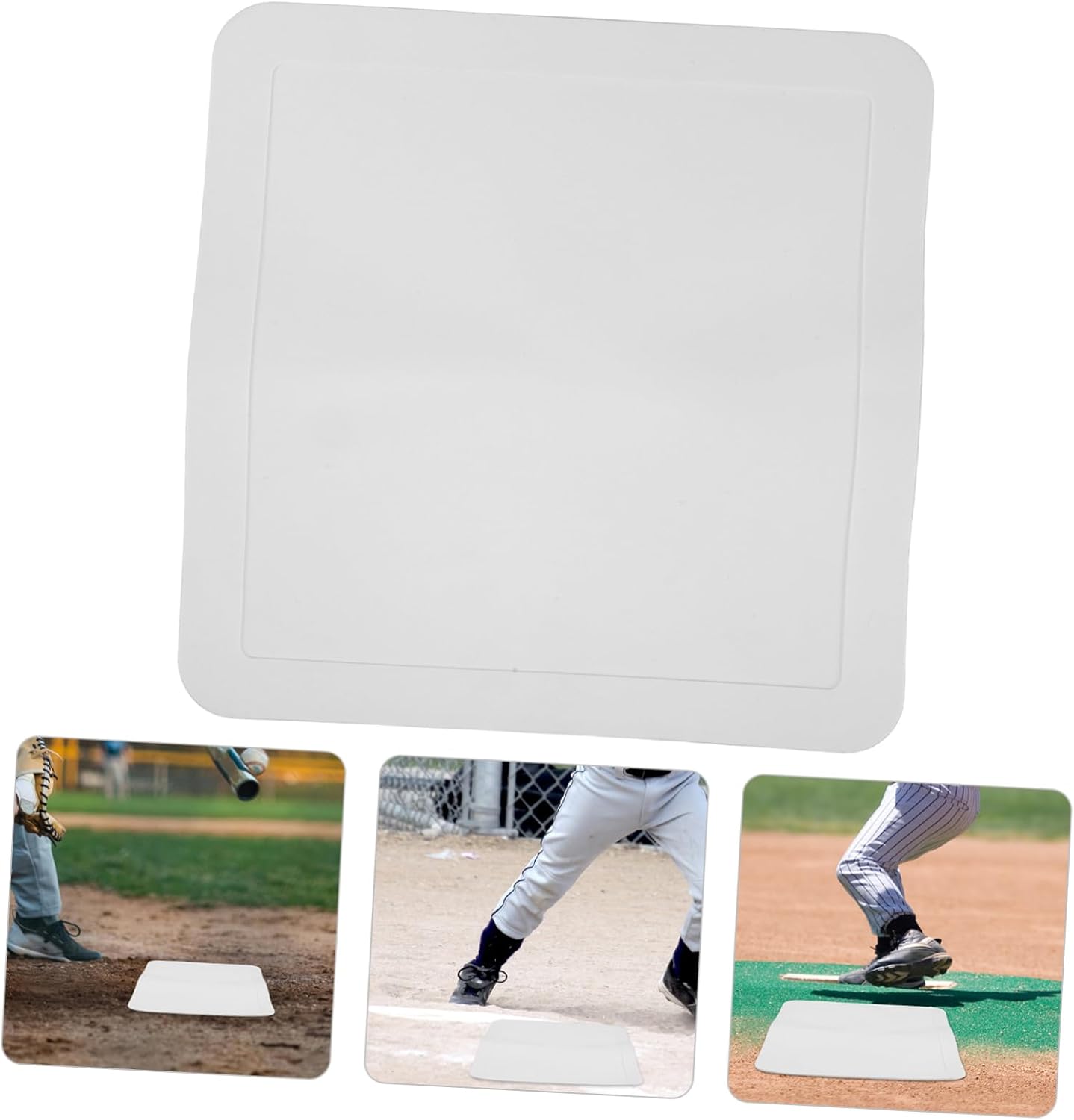 BESPORTBLE Baseball Field Markers Outdoor Pitching Mat and Home Plate for Practice and Training Multifunctional Flat Design for Various Baseball Settings