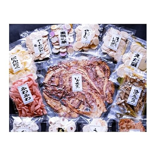 BIGなイカの鉄板焼きと光栄堂人気えびせんべい13袋の詰合せ ※着日指定不可 ※北海道・沖縄・離島への配送不可