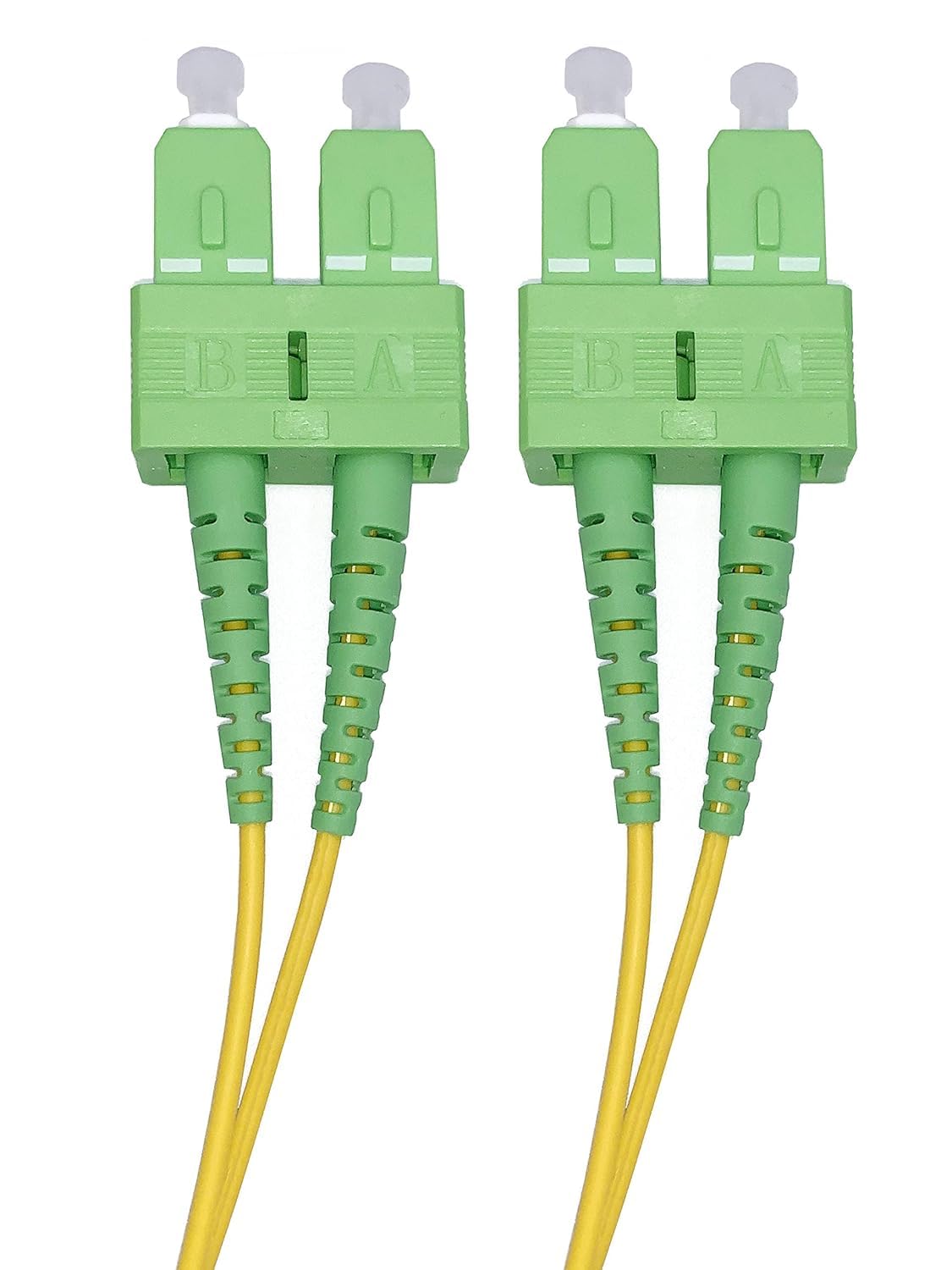 Elfcam® - Cavo Fibra Ottica SC/APC per SC/APC Monomodale Duplex 9/125um OS2 LSZH (1M)