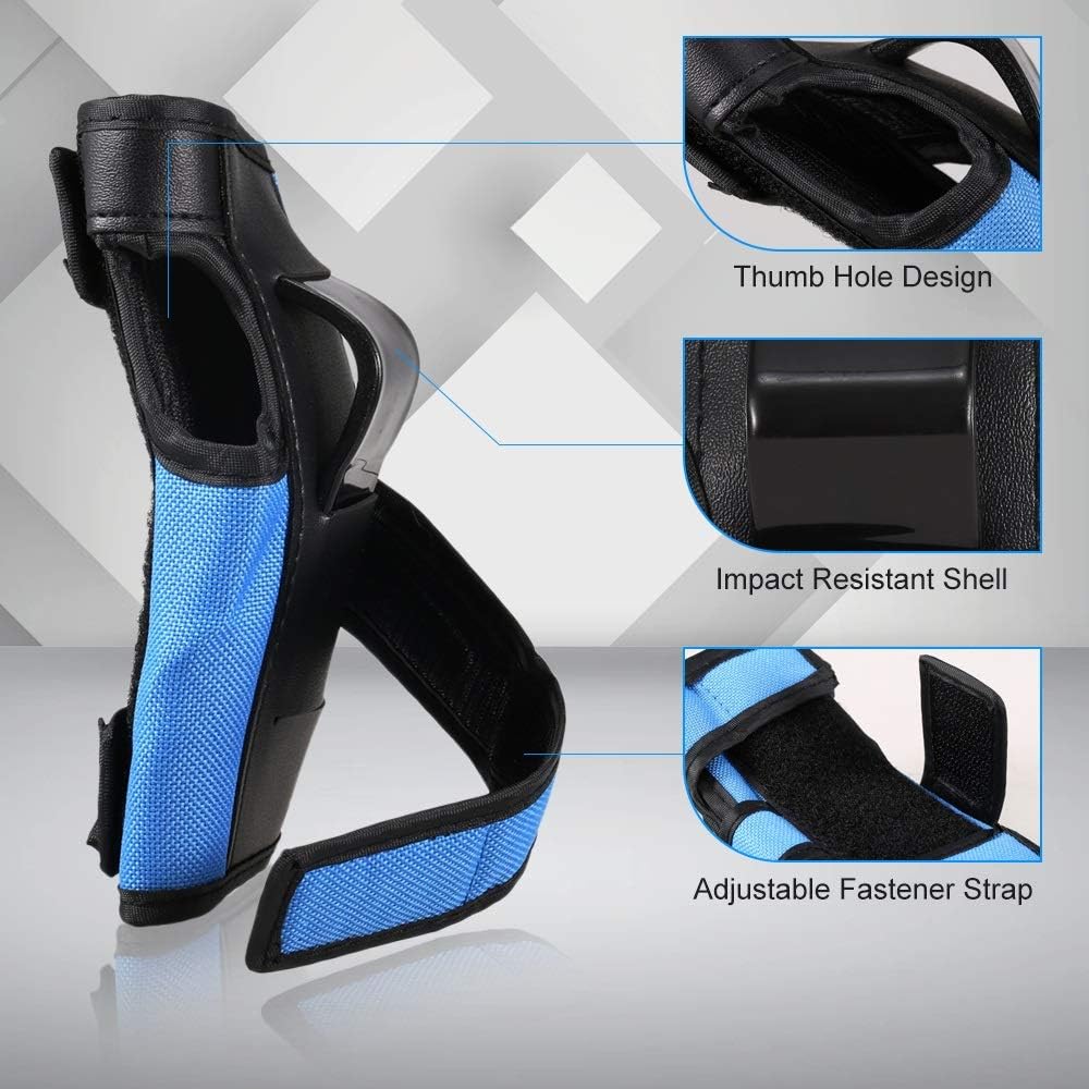 Protective Gear Set 6 in 1 Knee Elbow Pads Wrist Guards Multi Sports Safety Protection Pads for KidsScooter Skating Cycling