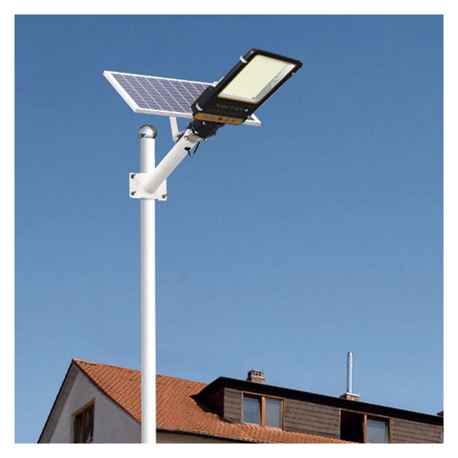 RéVerbèRes Solaires MenéS, 290led Split Solaire Réverbère Étanche LED Solaire Réverbère Arrière-Cour Rue Lampadaires Sécurité Inondation Éclairage Mur Lampe RéVerbèRe De SéCurité Durable