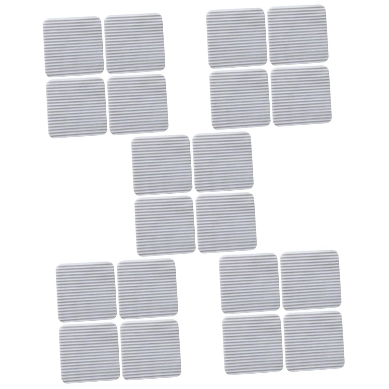 Alipis 20pièces Ruban Antidérapant pour Tapis Autocollants Adhésifs Anti- pour Cuisine Et Maison Fixation De Tapis Sécurisée pour Personnes Âgées