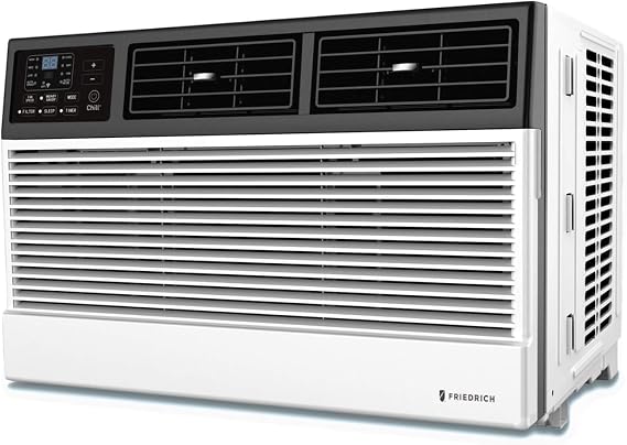 Friedrich Chill Premier 12,000 BTU 115v Cooling Only Window & Wall Unit w/ , WI-FI Plus Remote, R-32 Refrigerant, Slide-Out Chassis, 450-550 Sq Ft Coverage