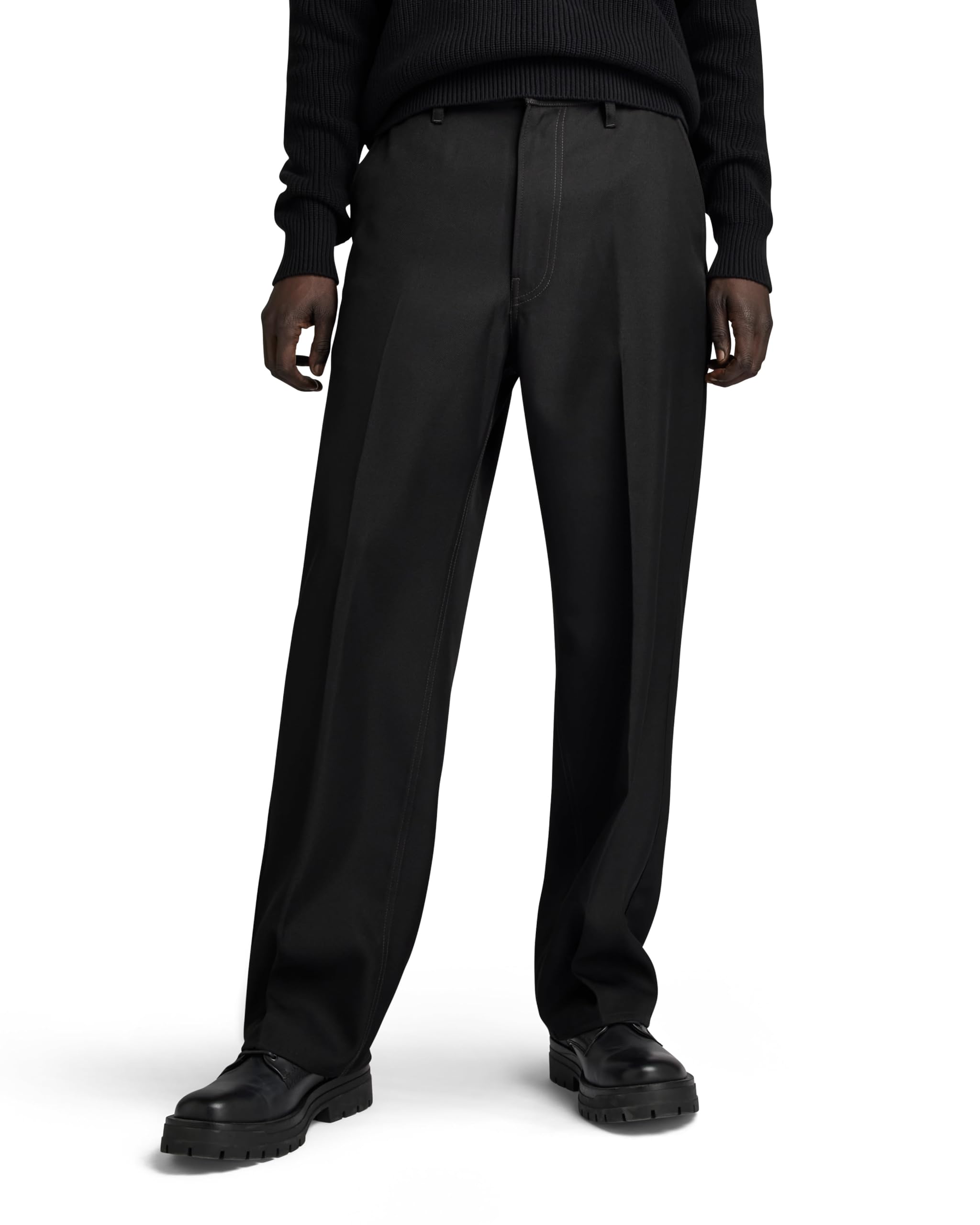 G-STAR RAW Herren Unisex Modson Straight Chino, Schwarz (dk Black D22904-D410-6484), 30W / 32L
