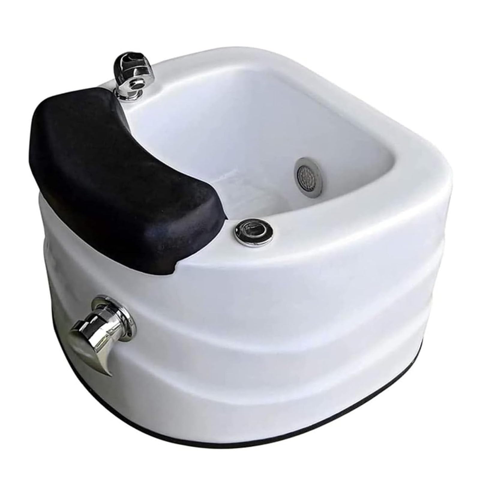 lwjunmm Foot Baths Heated Foot Spa Acrylic Spa Footbath Acrylic Pedicure Sink,Foot Massager spa,Portable Pedicure Bowl,for Home