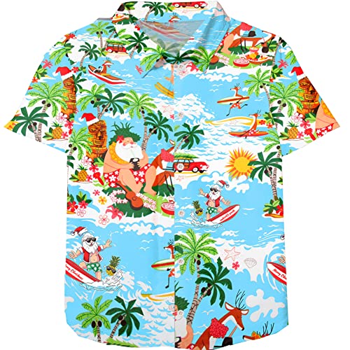 Image of Remimi Unisex Kids Halloween Shirt Boys Pumpkin Ghost Shirts Hawaii Button Up Tops 5-14 Years