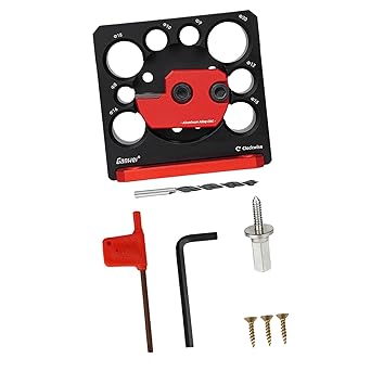 SECRET DESIRE Adjustable Dowel Maker 8 Holes Dowel Plate for Drilling Dowel Rods Dowel Pin