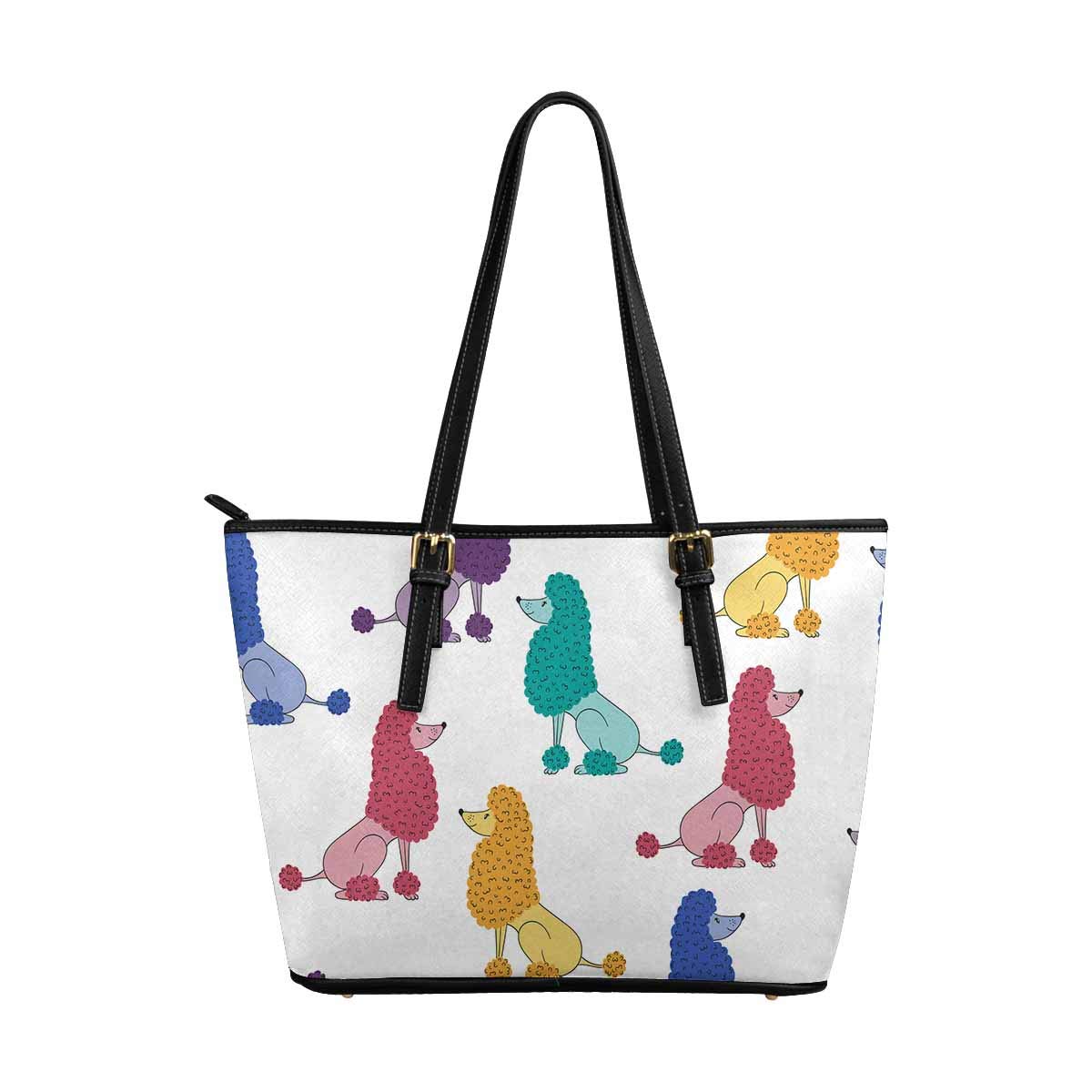 Adorable Christmas Pattern Women Tote Bag Fashion Shopping PU Tote Bags