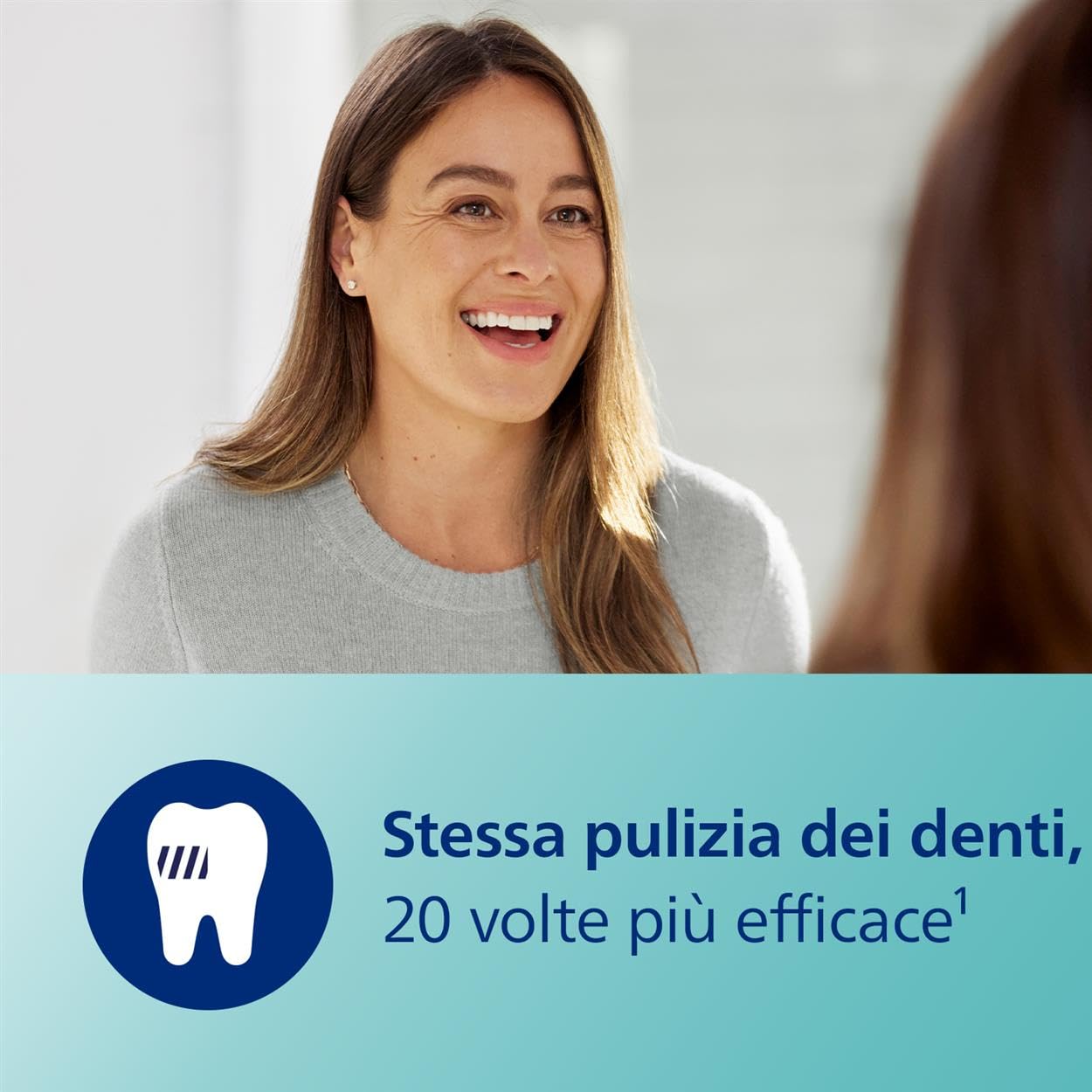 Philips Sonicare DiamondClean Smart 9400 spazzolino elettrico, spazzolino sonico con app, sensore di pressione, rilevamento della testina, grigio, modello HX9917/90