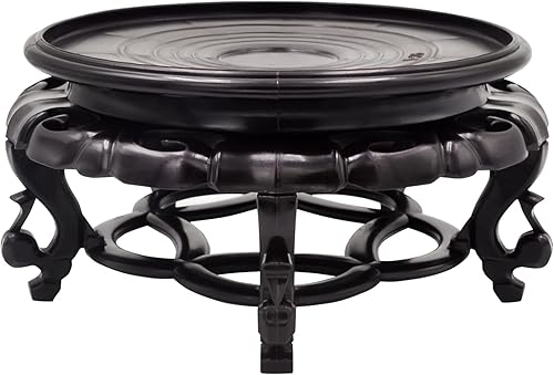 Miniatura 8 de Oriental Furniture - Soporte para pecera, base de jarrón estable para decoración del hogar (4.7 pulgadas)