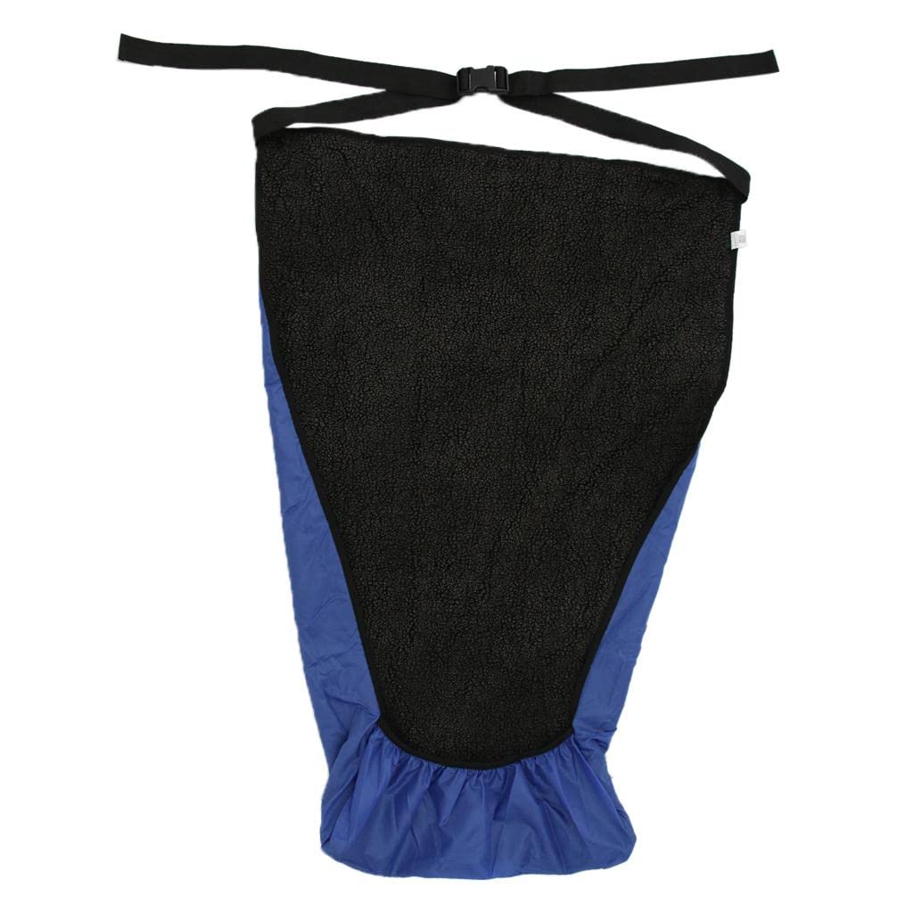 Funda para Silla de Ruedas, Impermeable Y Cortavientos, con Ribete de Forro, Manta, Funda para, Longitud Media, Material, Azul L