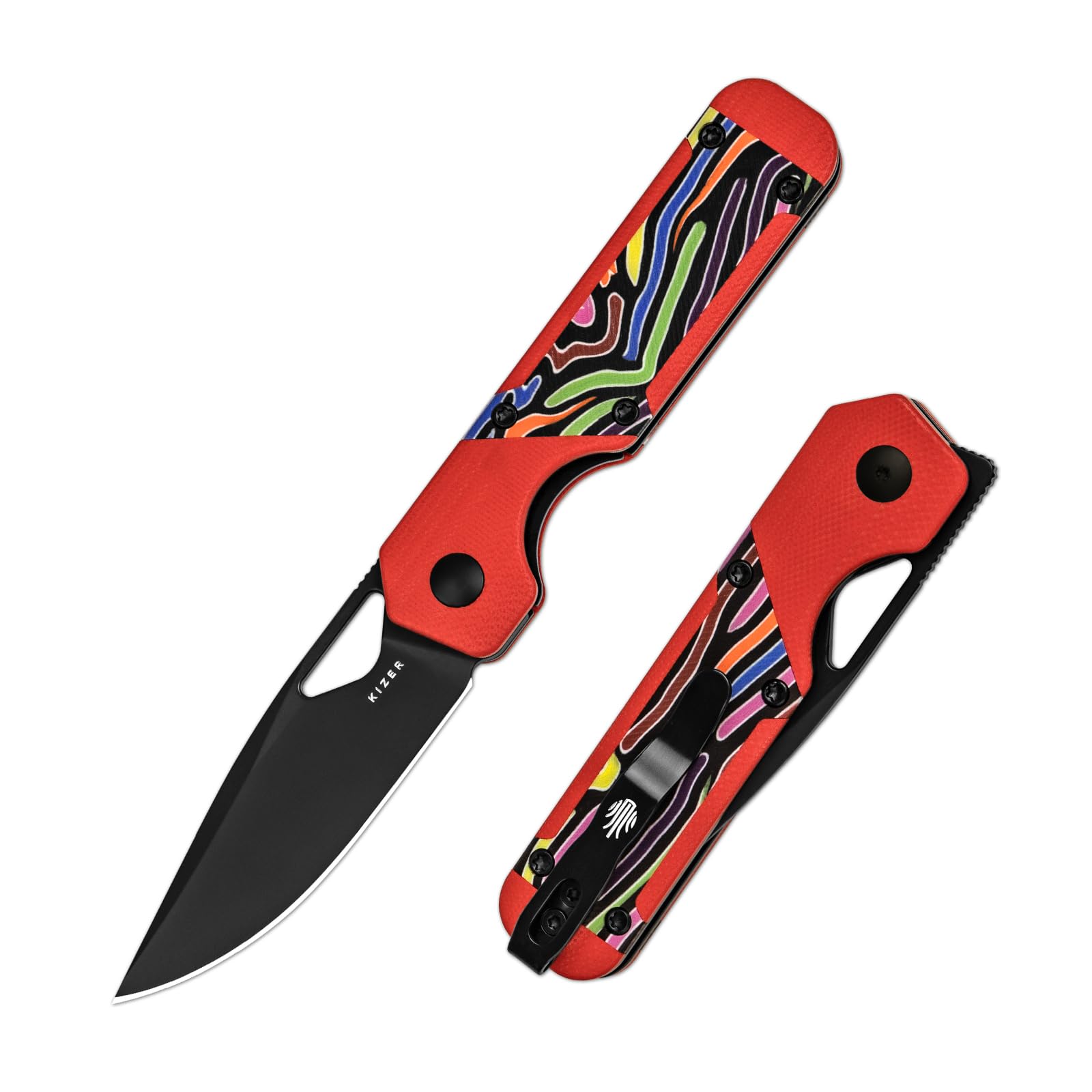 Amazon.com: Kizer Mini Militaw Pocket Knife for EDC, 2.82'' Nitro