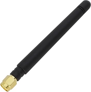 SMA Male Antenna 850-1900 MHz Omnidirectional Antenna, L-Type/Straight Connector, 2.5 dBi Gain, GSM CDMA WCDMA Straight - 1 Unit