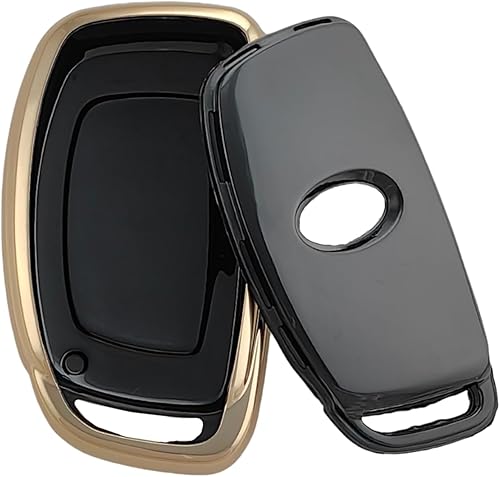 Miniatura 10 de Funda para llavero de TPU compatible con Hyundai Elantra Elantra GT Ioniq Sonata Tucson 2016-2021, no apta para llaves con botones de