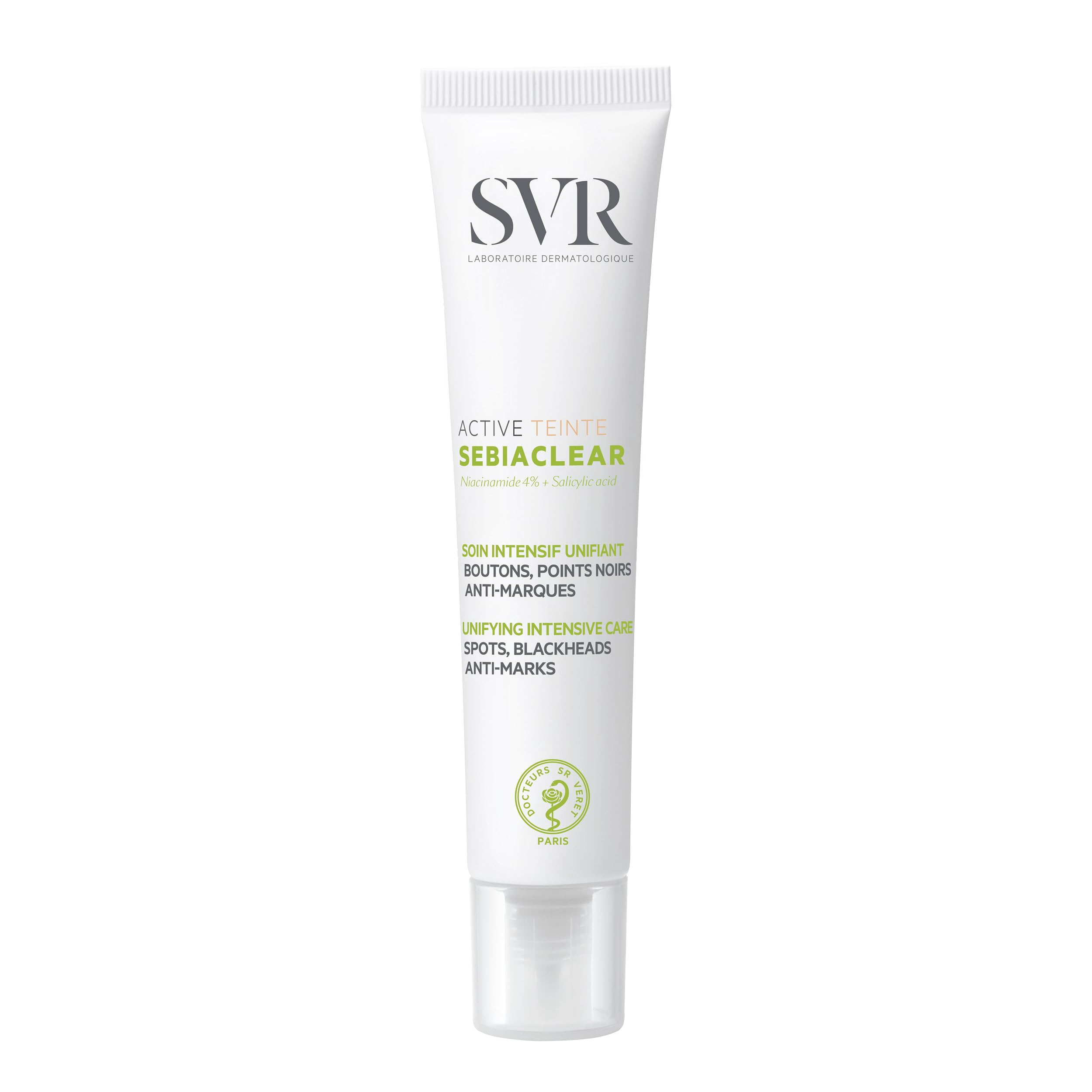 Svr Sebiaclear Active Tinted Krem Przeciw Niedoskonałościom, 40 ml