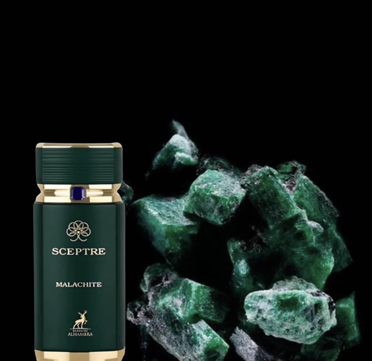 Perfume Sceptre Malachite 100ml, Perfume Árabe Unisex de Larga Duración EDP Incluye Atomizador Recargable 5ML Fragancia Cítrica, Floral y Amaderada con Notas de Mandarina, Jazmín y Vetiver (Malachite)