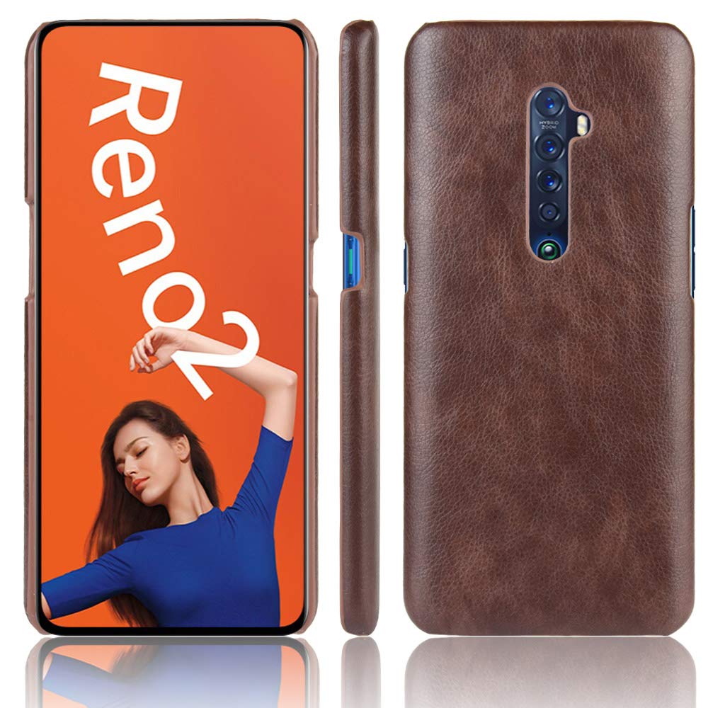 Hdomi Oppo Reno Case Pu Leather Hard Pc Back Desertcart INDIA