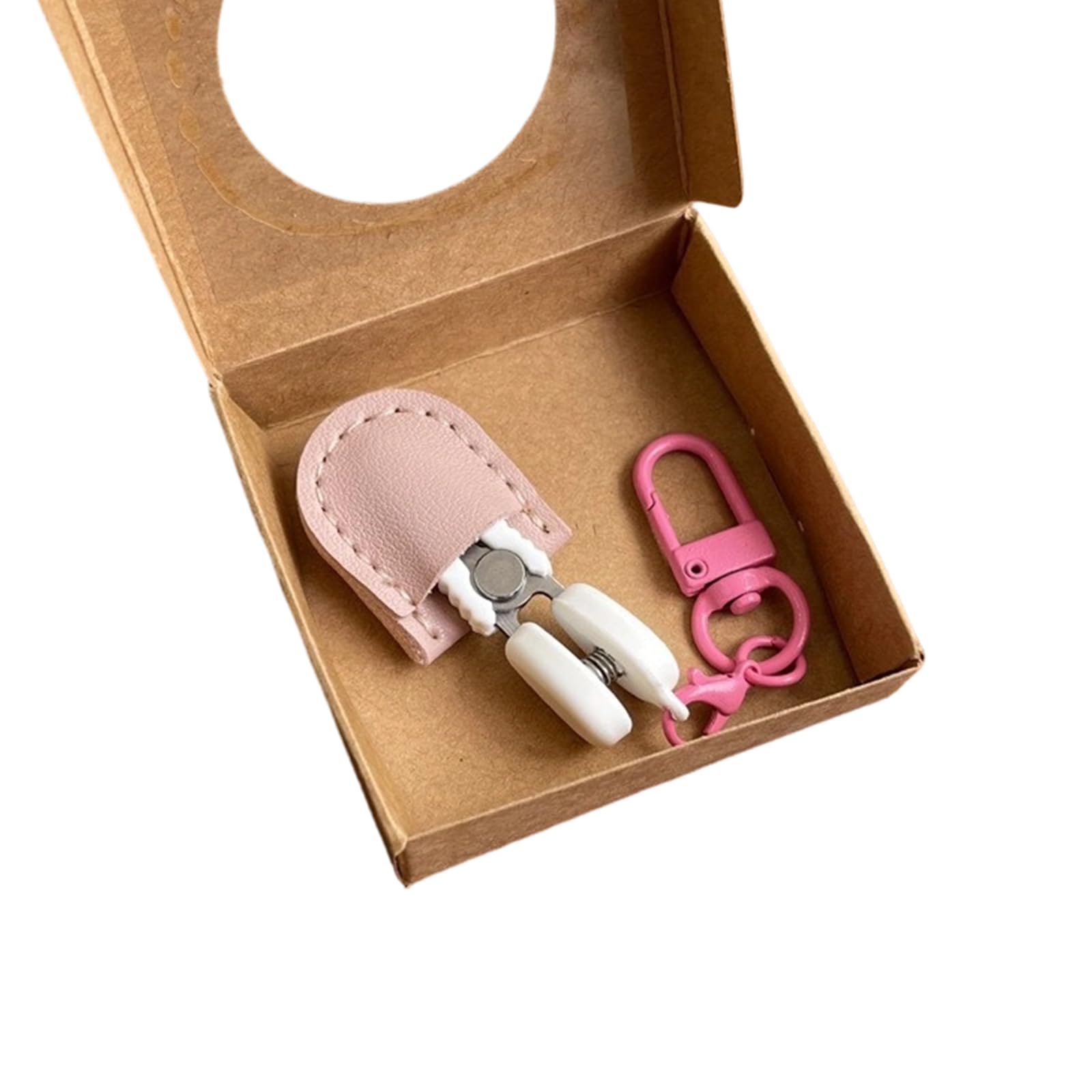 LUCKGONI Portable Metal Tiny Scissors With Protective Cover And Colorful Keychain Hook For Sewing Craft Scrapbooking Quilting