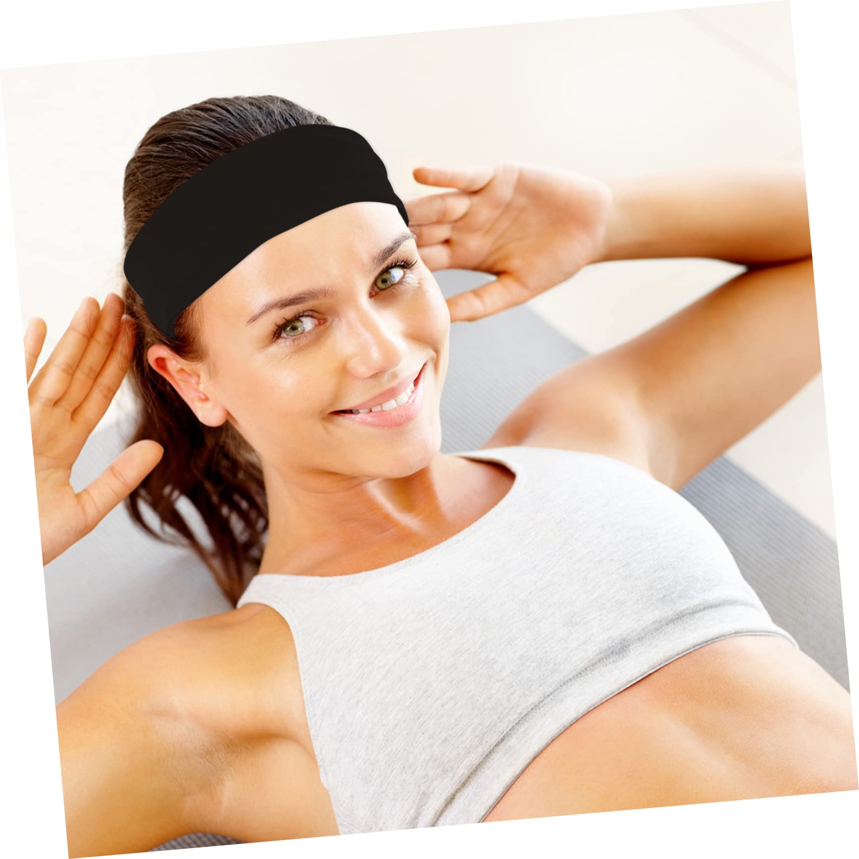 INOOMP Diadema Deportiva De 4 Piezas Diadema para Hombre Diadema Deportiva Bandana Boho Banda para El Cabello para Hombres Turbante para Correr Banda para La Cabeza Diadema De
