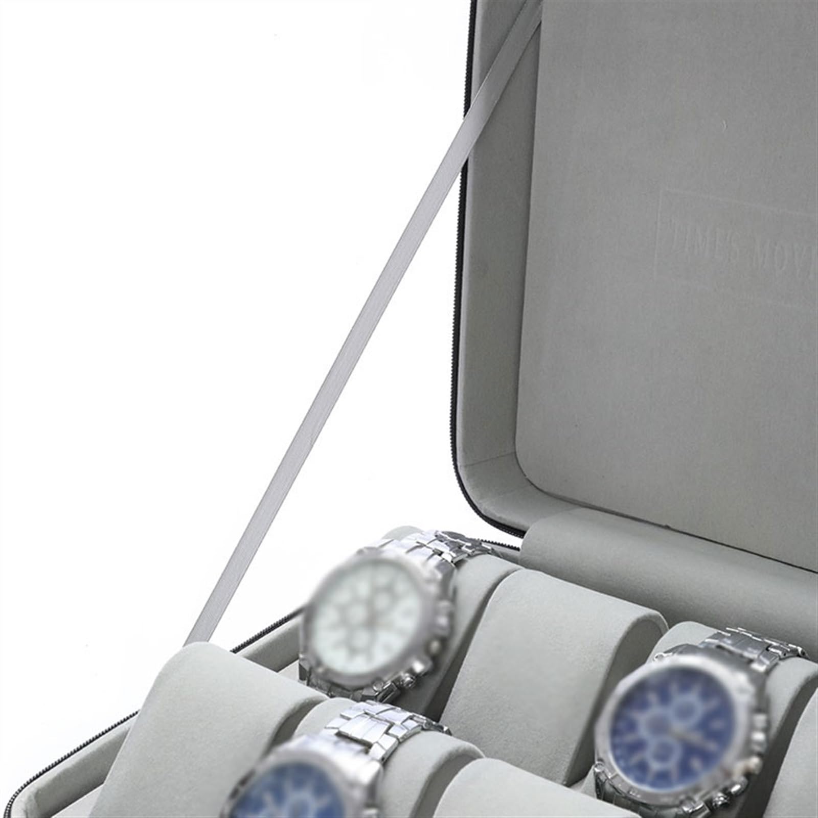 CLoxks Uhrenbox, große Kapazität, Uhren-Aufbewahrungsbox, PU-Leder, Uhren-Organizer, 12 Fächer, Schmuck-Sammelboxen, Uhren-Organizer für Aufbewahrung und Präsentation
