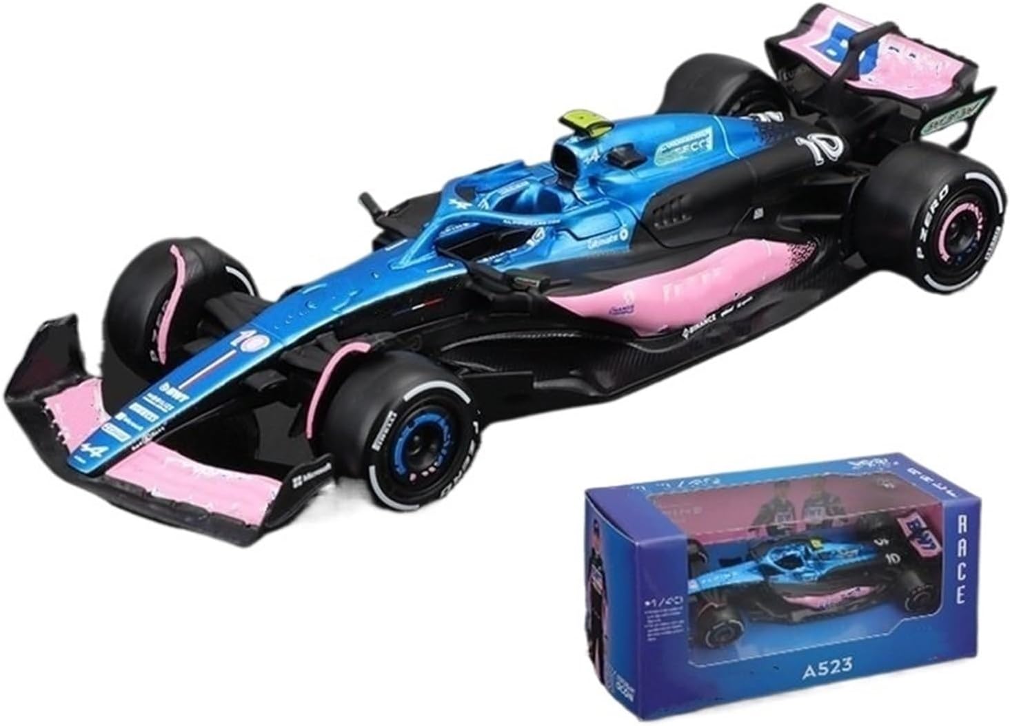1:43 F1 formula car alloy simulation car model(General equipment No. 10)