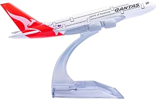 Bswath Model Plane 1:400 Scale Model Qantas 380 Model Airplane Diecast Airplanes Metal Plane Model for Gift