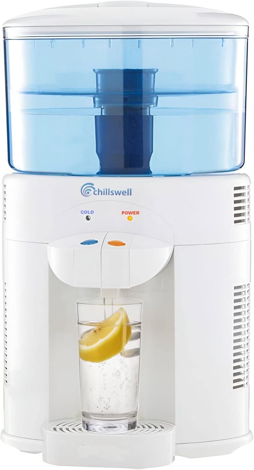 Chillswell Mini Water Cooler & Dispenser with tap. 5 Litre Capacity