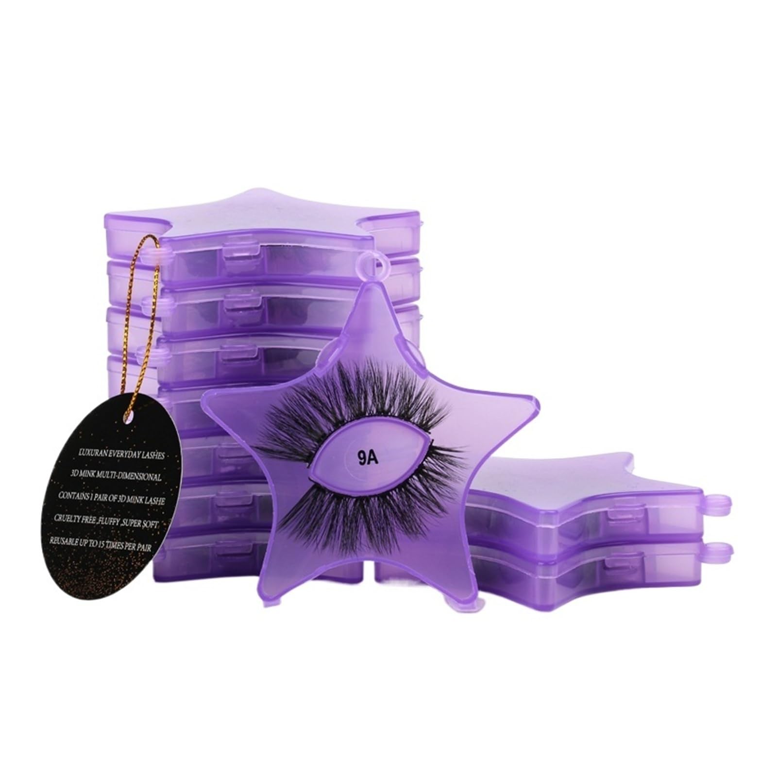 UAMOU Eyelashes 10 20 40 50 100pcs 3D Mink Lashes Natural Mink Eyelashes False Eyelashes Makeup Lashes Extension