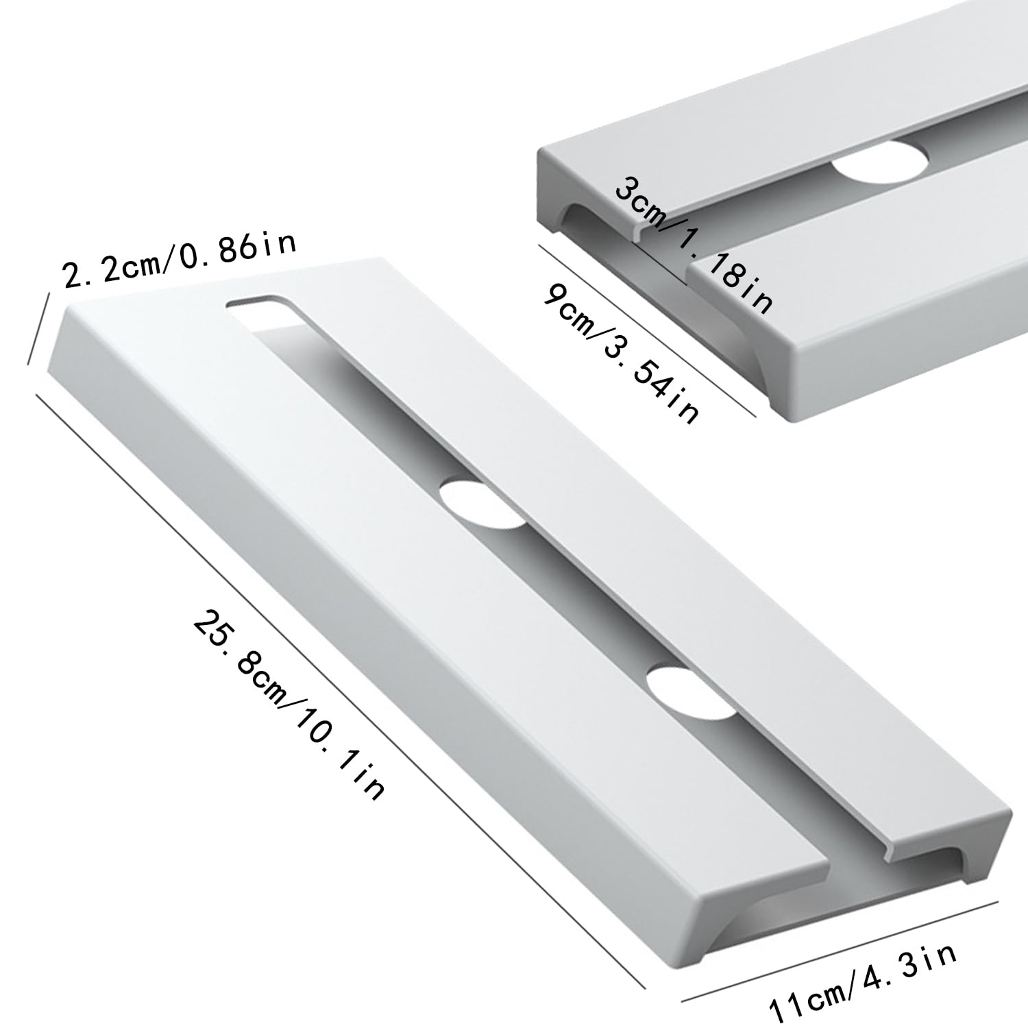 2 Pièces Support de Tasse et Vin, Porte-Verres Suspendu Auto-adhésif pour Maison, Bar, Cuisine, Restaurant (Blanc)