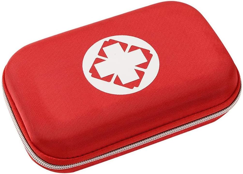 PROBEROS® First Aid Kit Bag, Waterproof EVA Medicine Storage Box, Medications Organizer Portable Supplies Package, Compact Lightweight Emergency Survival Rescue Cases, for Travel, Camping, Home