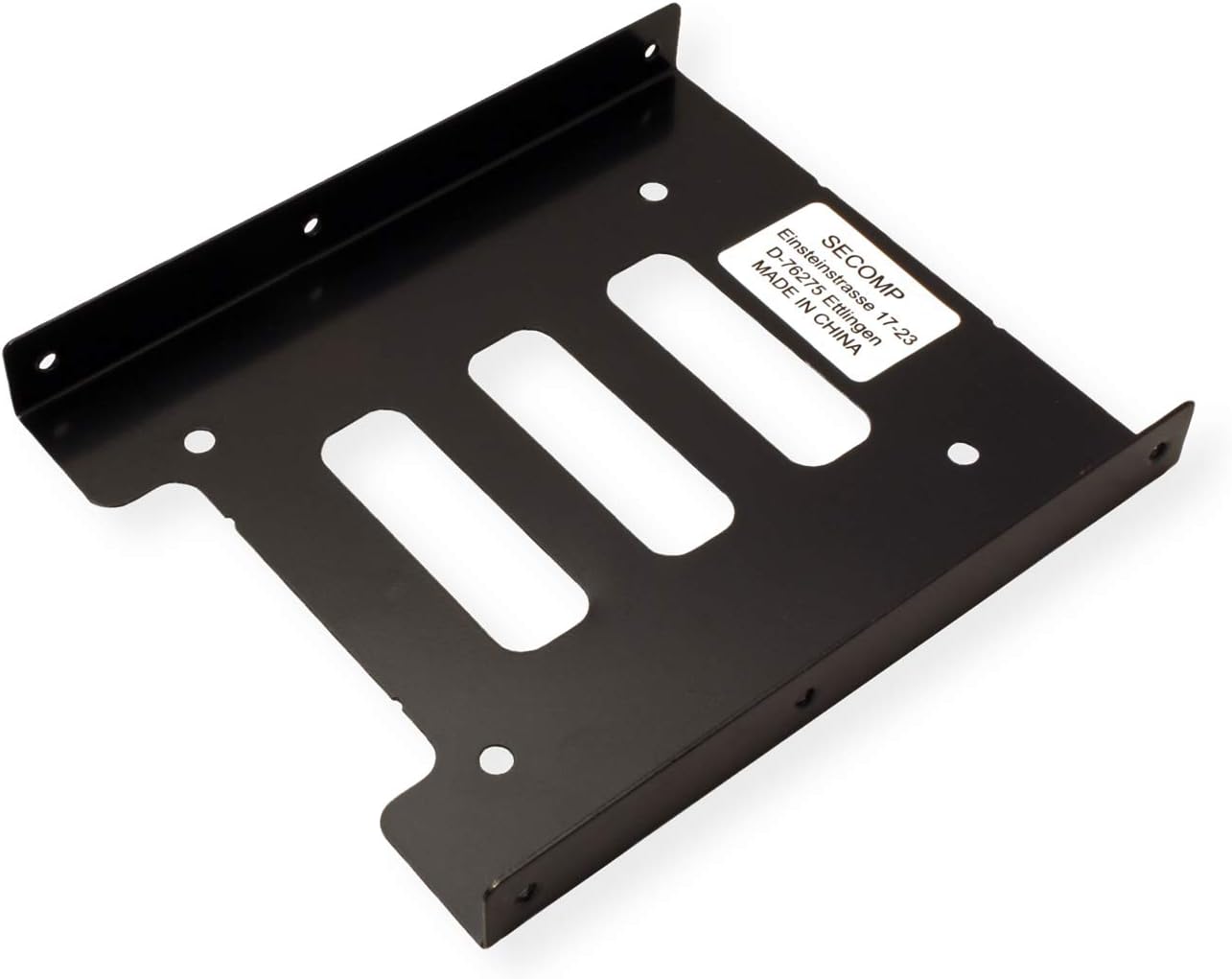 ROLINE HDD/SSD Mounting Adapter, 3.5 Inch Frame for 1 x 2.5 Inch HDD/SSD, Metal, Black