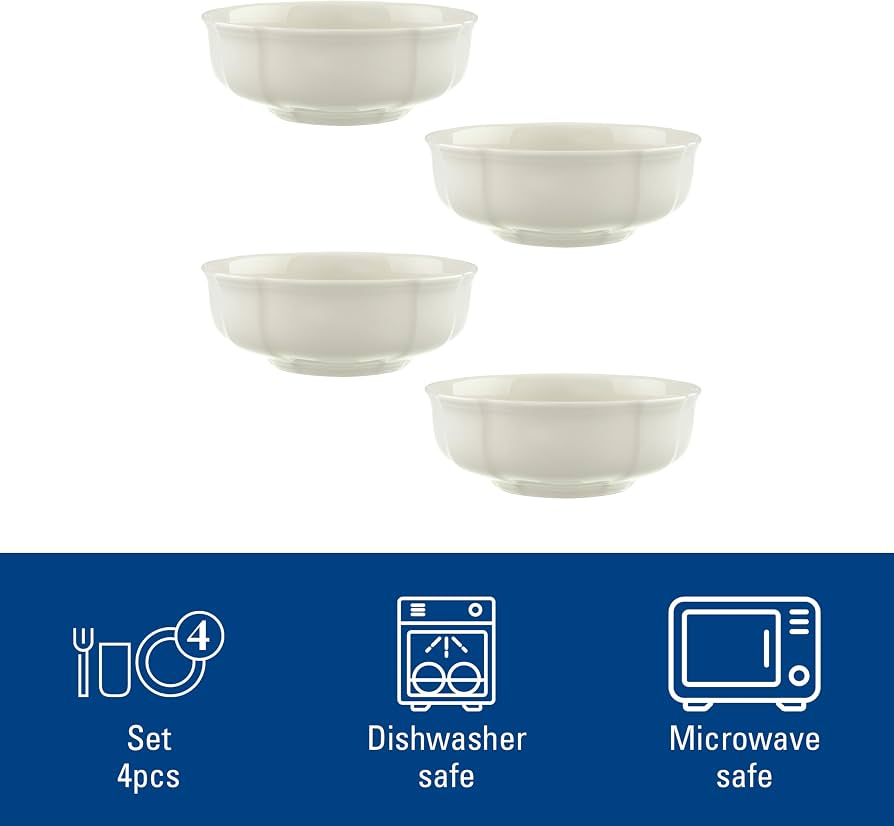 Villeroy & Boch ボウル プレミアムポーセリン ドイツ製 Amazon.com | Villeroy & Boch Manoir Collection Dessert Bowl