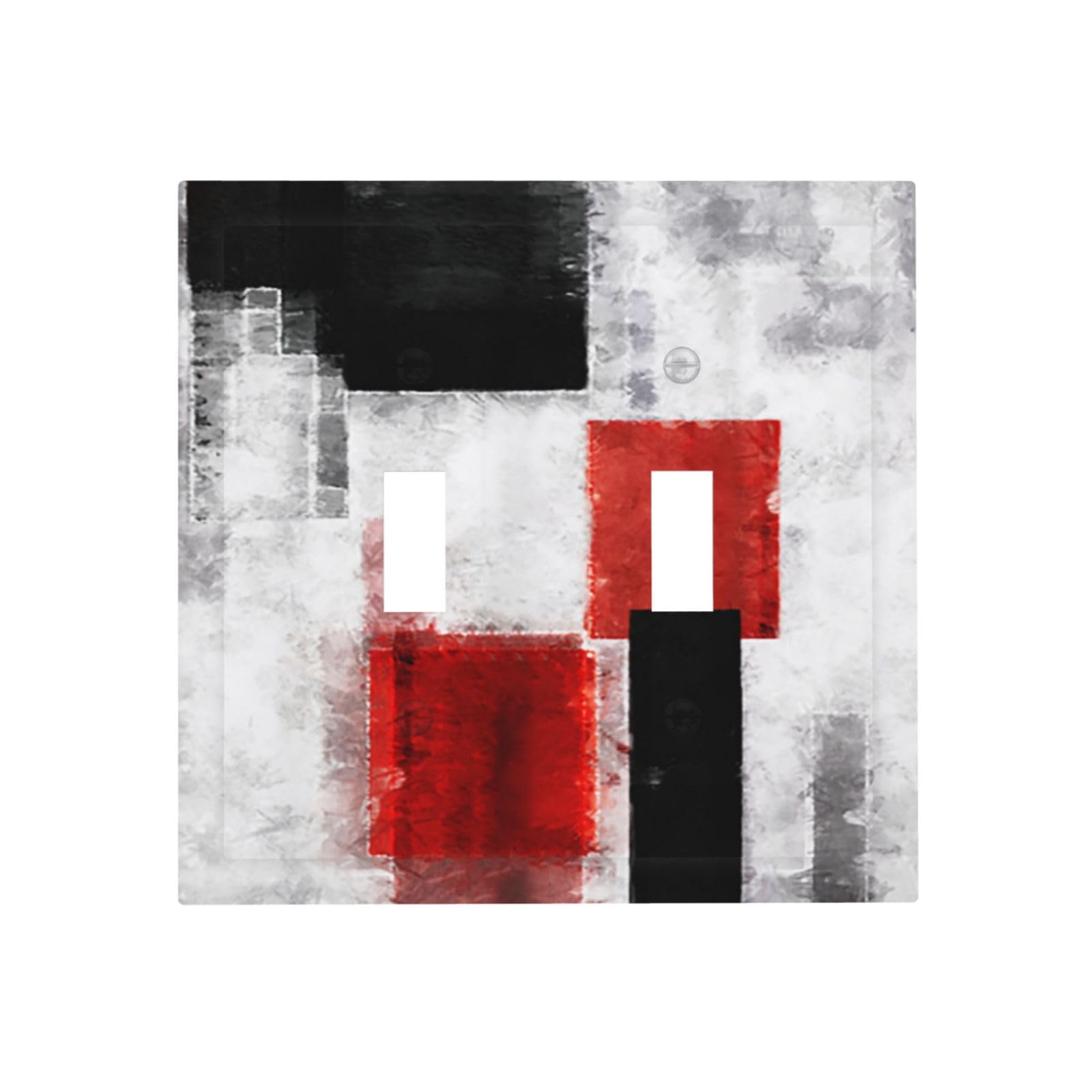 Pznen Plaque Murale à Bascule Simple Pour Interrupteur à Bascule Motif